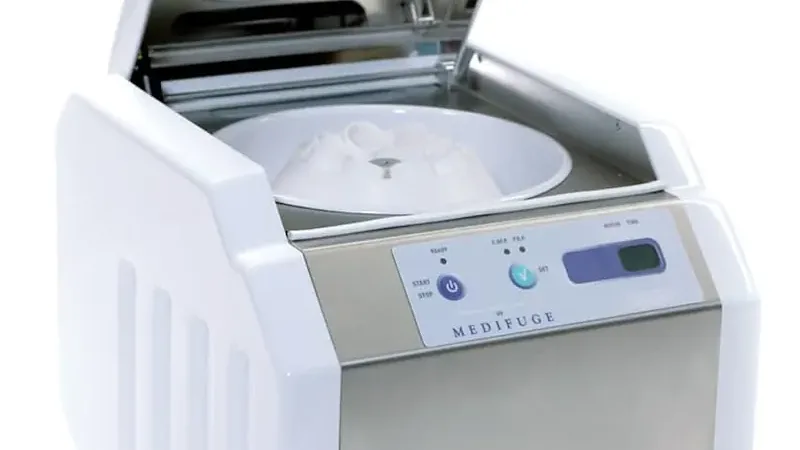 Centrifugadora plasma rico en plaquetas